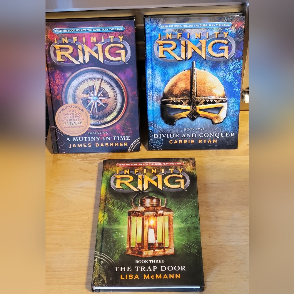 HB Books 1-3 Infinity Ring series by Dashner/Ryan/McMann Scholastic Books